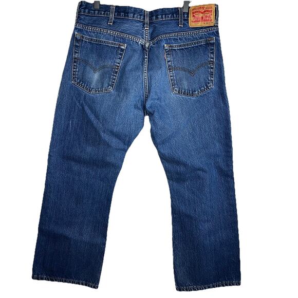 Levis 517 Mens Size 36x29 Loose Leg Medium Wash 100% Cotton Cowboy Workwear Y2K - Picture 2 of 11